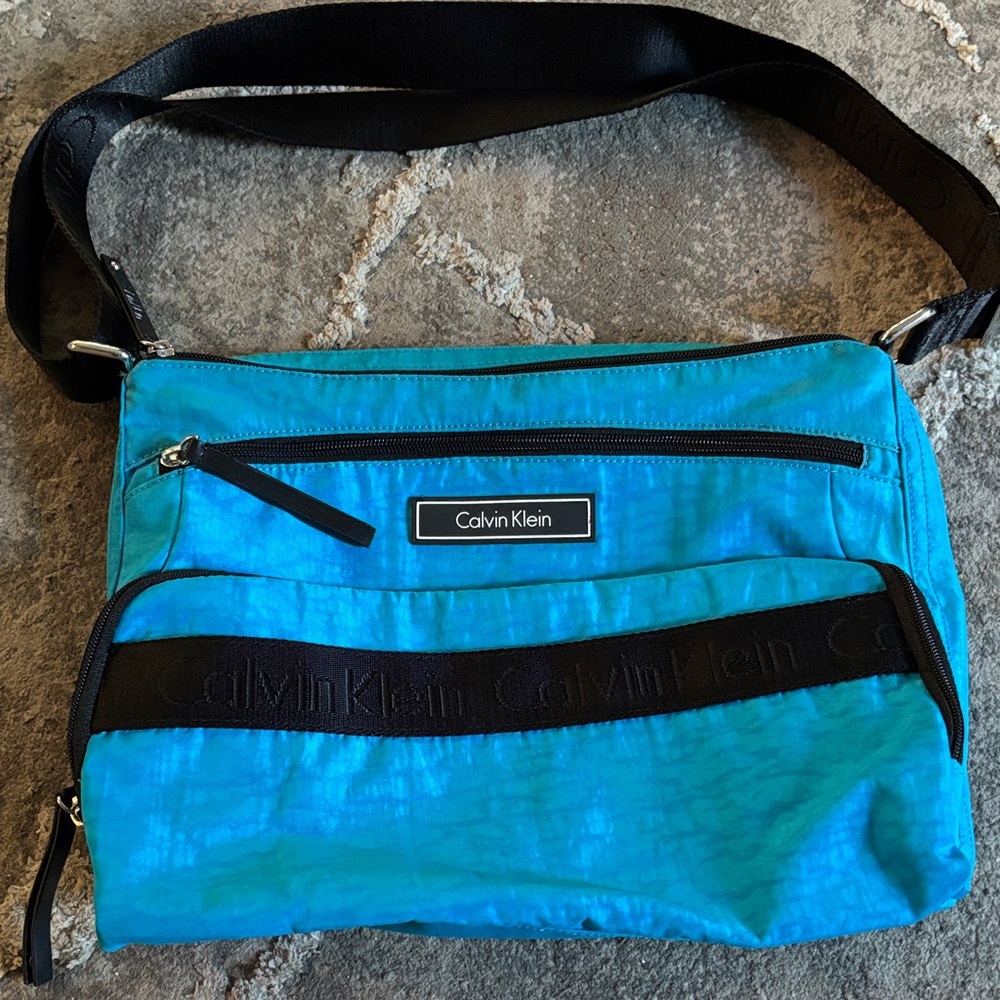 Calvin Klein Vibrant Blue Messenger Bag